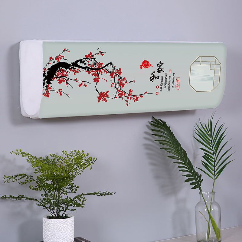 Κάλυμμα κλιματιστικού - πολυεστέρας, καθολικό κρεμαστό κάλυμμα προστασίας από σκόνη, μοντέρνο μινιμαλιστικό στυλ, Changhong/Jiangnan