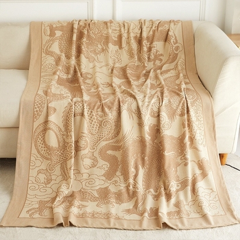 Polüesterjacquard pleed reisile — geomeetriline muster, modernne minimalistlik stiil, 500–799 g, sobib kõikidele aastaaegadele