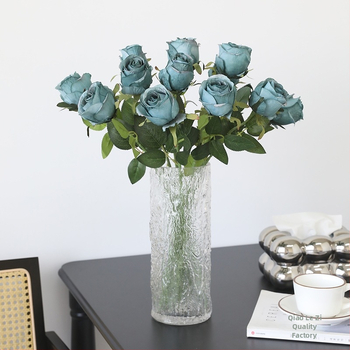 Τεχνητό λουλούδι μαργαρίτα από μεταξωτό ύφασμα για οικιακή διακόσμηση (σαλόνι, τραπεζαρία, έπιπλο τηλεόρασης)