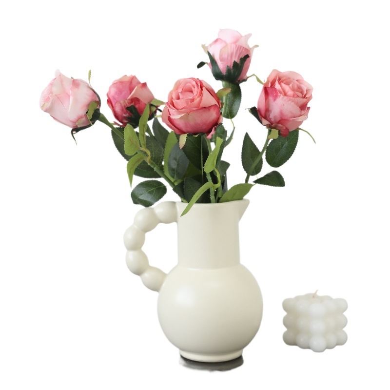 Τεχνητό λουλούδι μαργαρίτα από μεταξωτό ύφασμα για οικιακή διακόσμηση (σαλόνι, τραπεζαρία, έπιπλο τηλεόρασης)