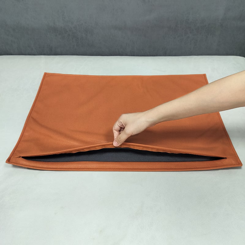 Полиестерен калъф за възглавница за диван — едноцветен, модерен минимализъм, налична персонализация