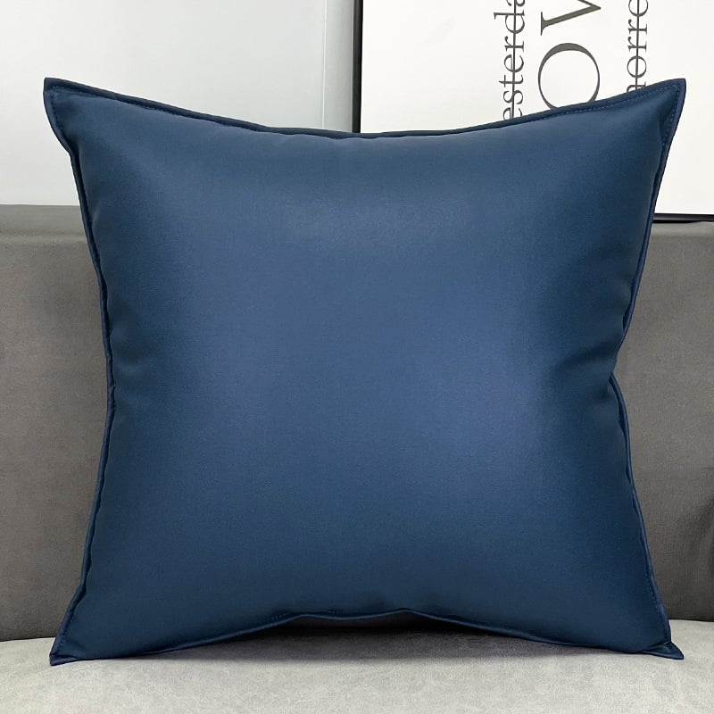 Полиестерен калъф за възглавница за диван — едноцветен, модерен минимализъм, налична персонализация