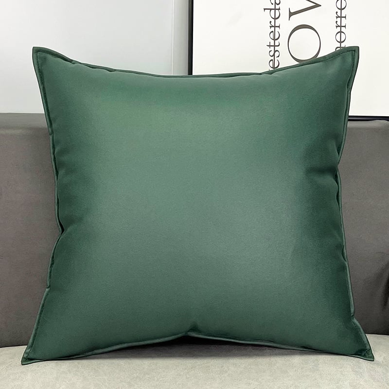 Полиестерен калъф за възглавница за диван — едноцветен, модерен минимализъм, налична персонализация