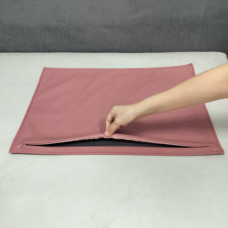 Полиестерен калъф за възглавница за диван — едноцветен, модерен минимализъм, налична персонализация