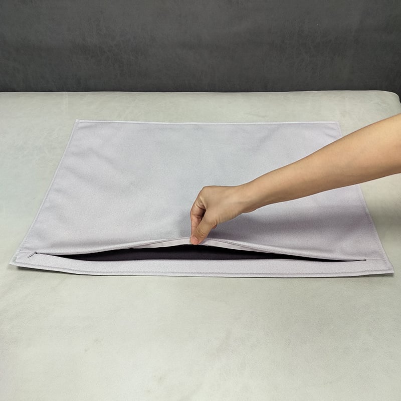 Полиестерен калъф за възглавница за диван — едноцветен, модерен минимализъм, налична персонализация