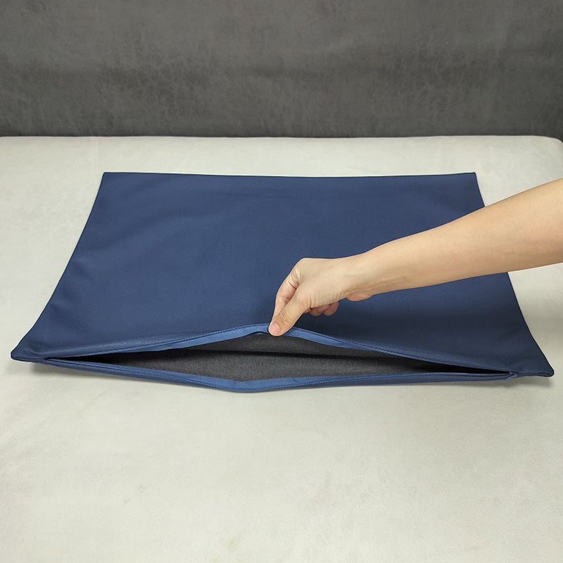 Полиестерен калъф за възглавница за диван — едноцветен, модерен минимализъм, налична персонализация