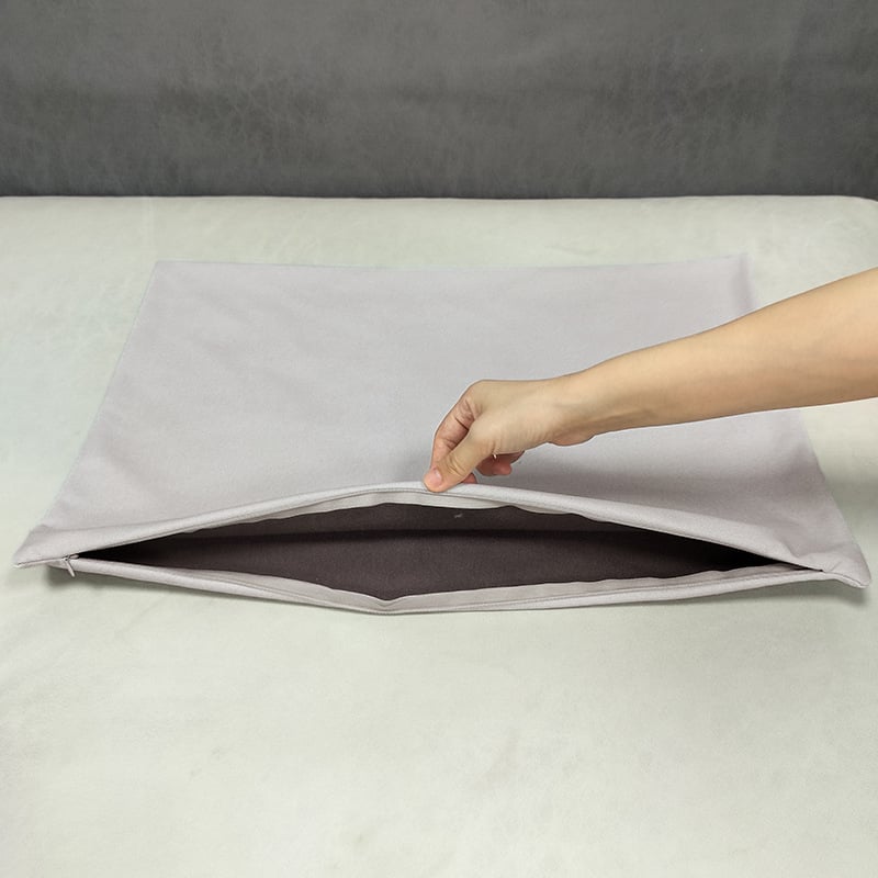 Полиестерен калъф за възглавница за диван — едноцветен, модерен минимализъм, налична персонализация