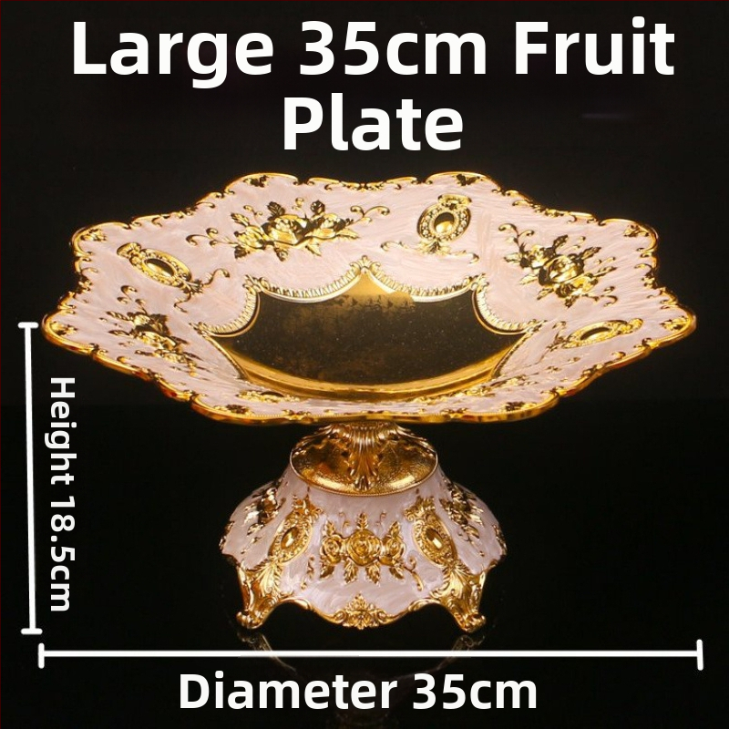 Vaisių lėkštės laikiklis – Europos stiliaus, keramikinė medžiaga, paprastas lauko dizainas