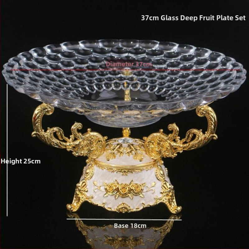 Vaisių lėkštės laikiklis – Europos stiliaus, keramikinė medžiaga, paprastas lauko dizainas