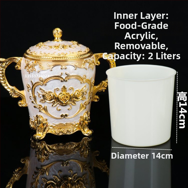 Vaisių lėkštės laikiklis – Europos stiliaus, keramikinė medžiaga, paprastas lauko dizainas