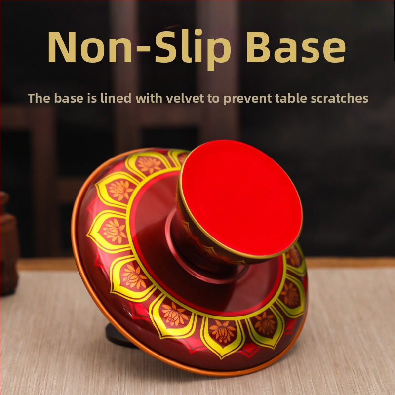 Плодова чиния за домашен олтар, Бог на богатството, сплав, боядисана повърхност, китайски стил