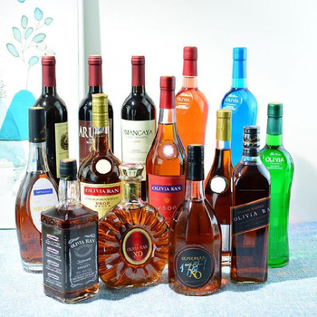 Διακοσμητικό φιάλης κρασιού για μπαρ - πλαστικό και ρητίνη, οικιακή διακόσμηση σε αμερικανικό στυλ, κωδικός aWpRi64s