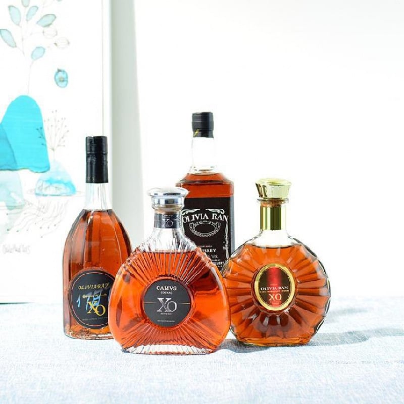 Διακοσμητικό φιάλης κρασιού για μπαρ - πλαστικό και ρητίνη, οικιακή διακόσμηση σε αμερικανικό στυλ, κωδικός aWpRi64s