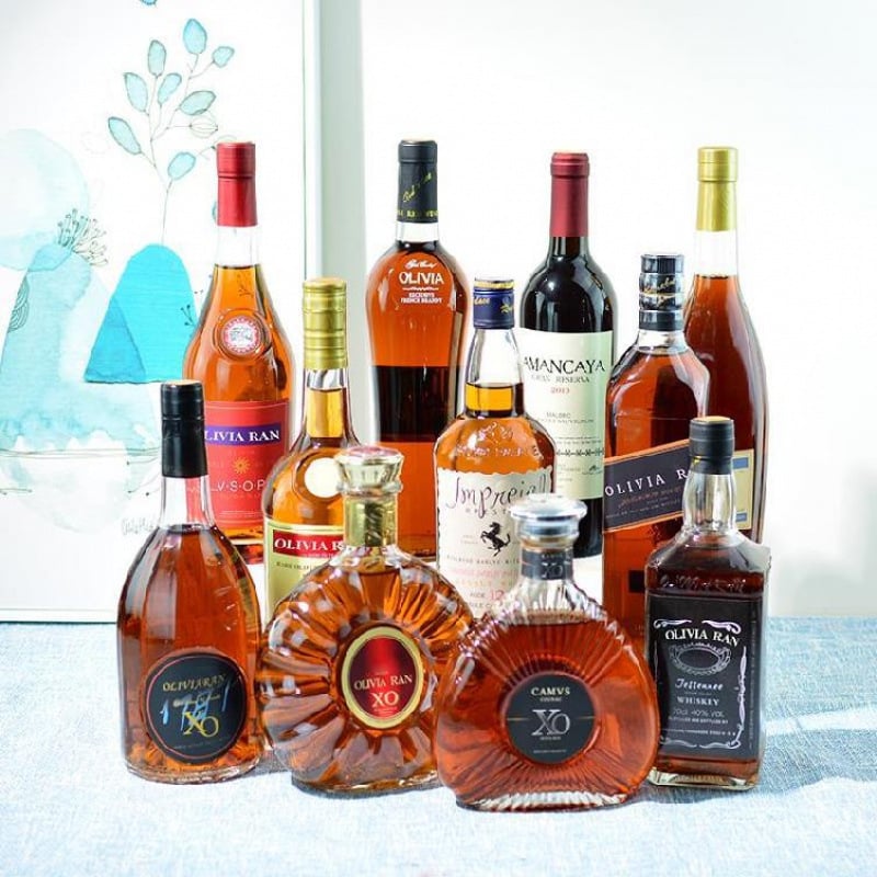 Διακοσμητικό φιάλης κρασιού για μπαρ - πλαστικό και ρητίνη, οικιακή διακόσμηση σε αμερικανικό στυλ, κωδικός aWpRi64s