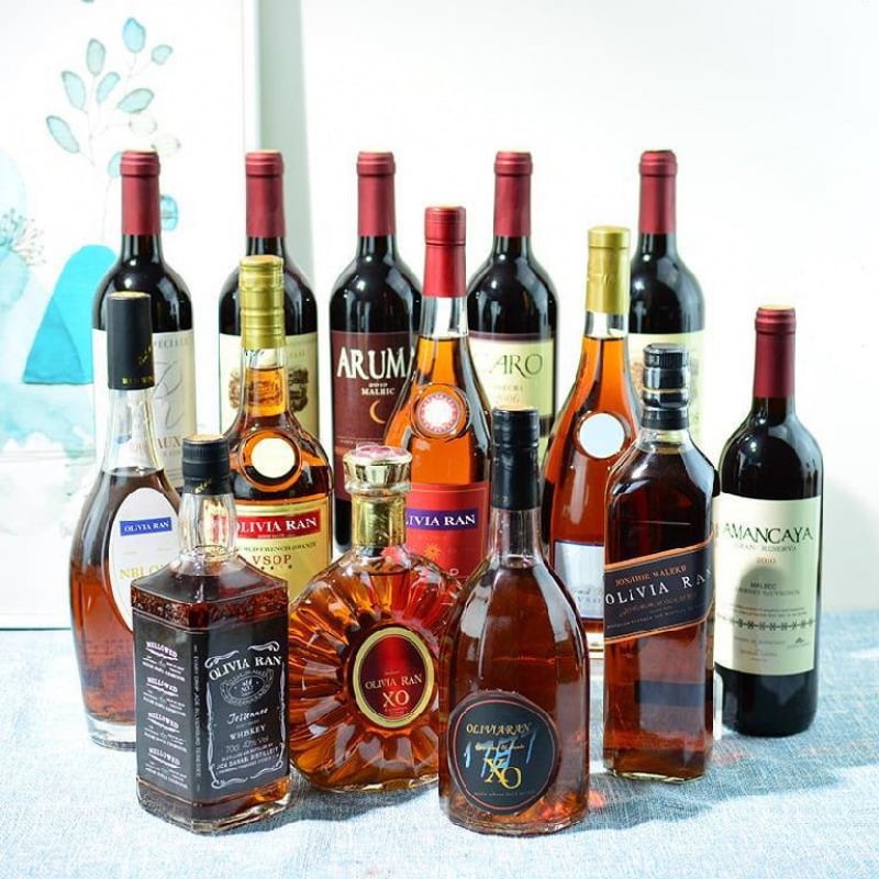 Διακοσμητικό φιάλης κρασιού για μπαρ - πλαστικό και ρητίνη, οικιακή διακόσμηση σε αμερικανικό στυλ, κωδικός aWpRi64s