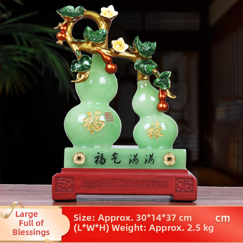 Pixiu Feng Shui dekoras su moliūgo motyvu - derva, rankų darbas, Korėjinis stilius (Prekės kodas: 8686)