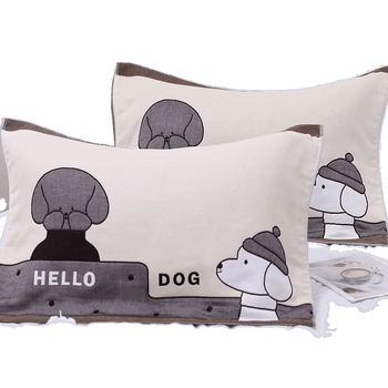 Medvilniniai gauzės pagalvių užvalkalai, pora, namų naudojimui, studentų bendrabutyje