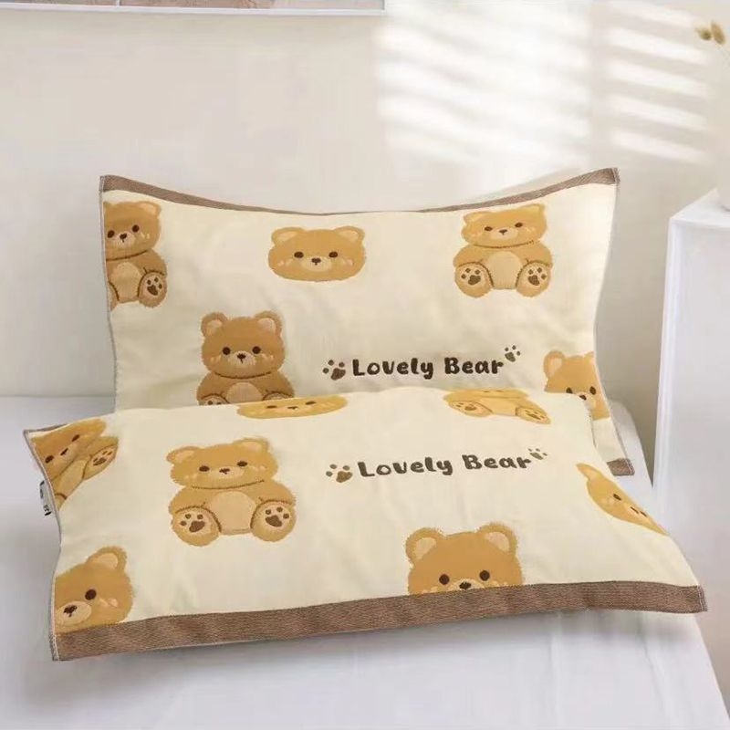 Medvilniniai gauzės pagalvių užvalkalai, pora, namų naudojimui, studentų bendrabutyje