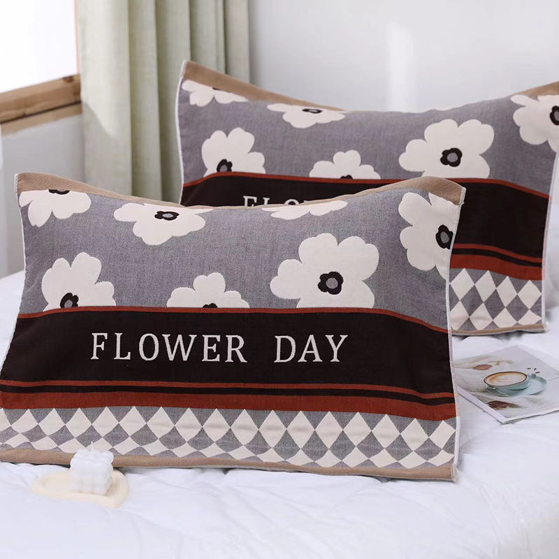 Medvilniniai gauzės pagalvių užvalkalai, pora, namų naudojimui, studentų bendrabutyje