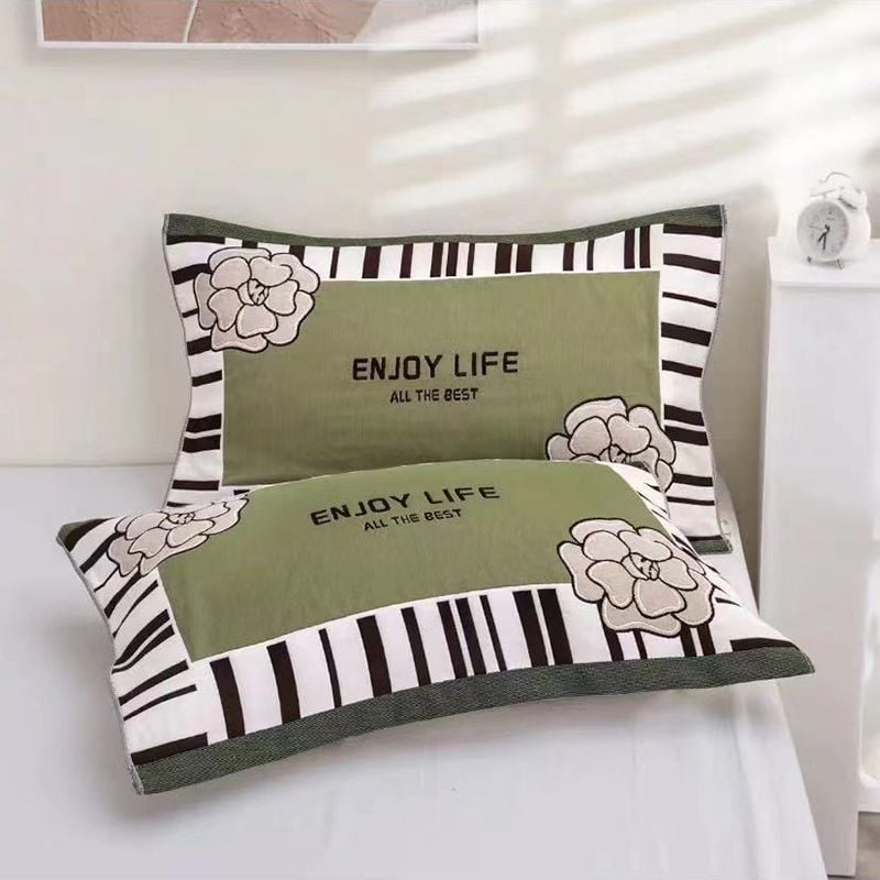 Medvilniniai gauzės pagalvių užvalkalai, pora, namų naudojimui, studentų bendrabutyje