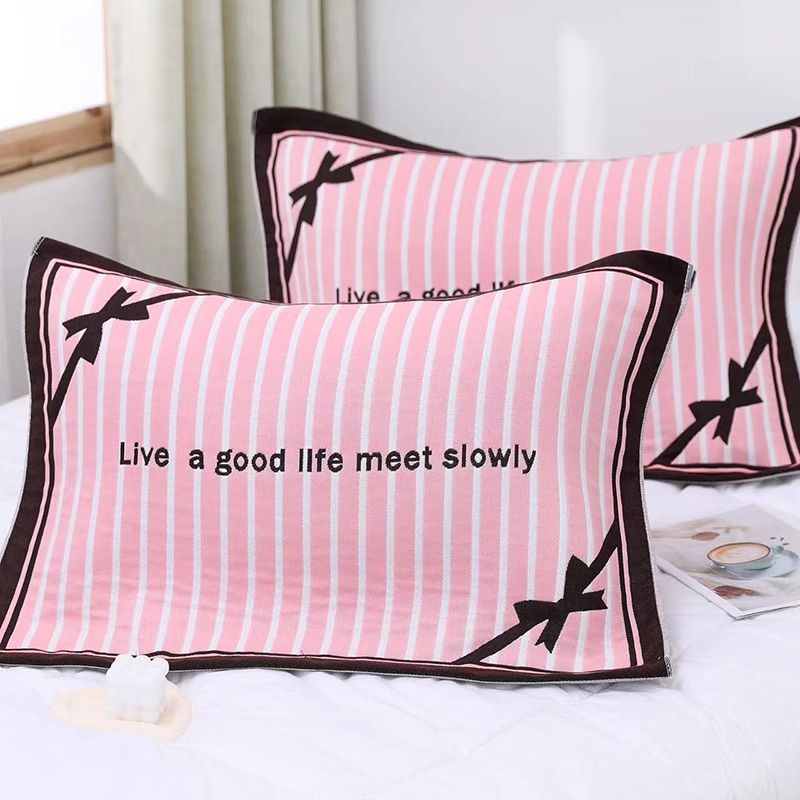 Medvilniniai gauzės pagalvių užvalkalai, pora, namų naudojimui, studentų bendrabutyje