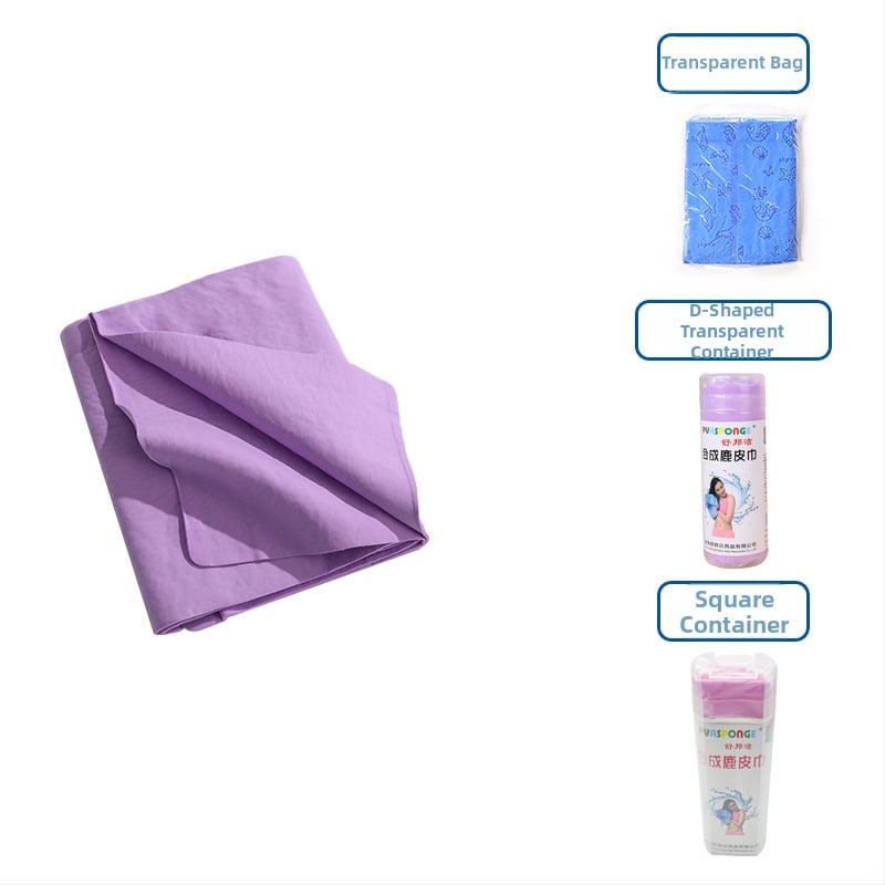 Πετσέτα στεγνώματος μαλλιών με συνθετικό δέρμα ελαφιού – γρήγορο στέγνωμα, υψηλή απορρόφηση, 10 νήματα, εκτύπωση, βάρος κάτω από 30 g