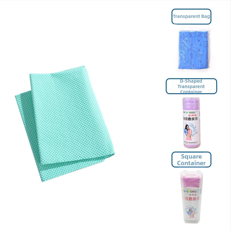 Πετσέτα στεγνώματος μαλλιών με συνθετικό δέρμα ελαφιού – γρήγορο στέγνωμα, υψηλή απορρόφηση, 10 νήματα, εκτύπωση, βάρος κάτω από 30 g