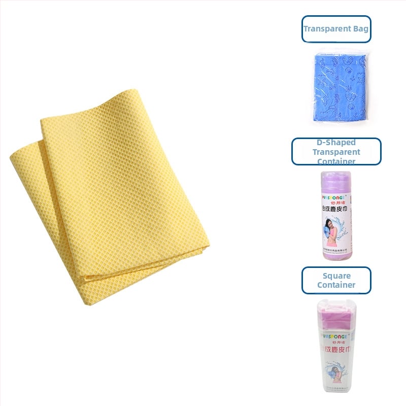 Πετσέτα στεγνώματος μαλλιών με συνθετικό δέρμα ελαφιού – γρήγορο στέγνωμα, υψηλή απορρόφηση, 10 νήματα, εκτύπωση, βάρος κάτω από 30 g