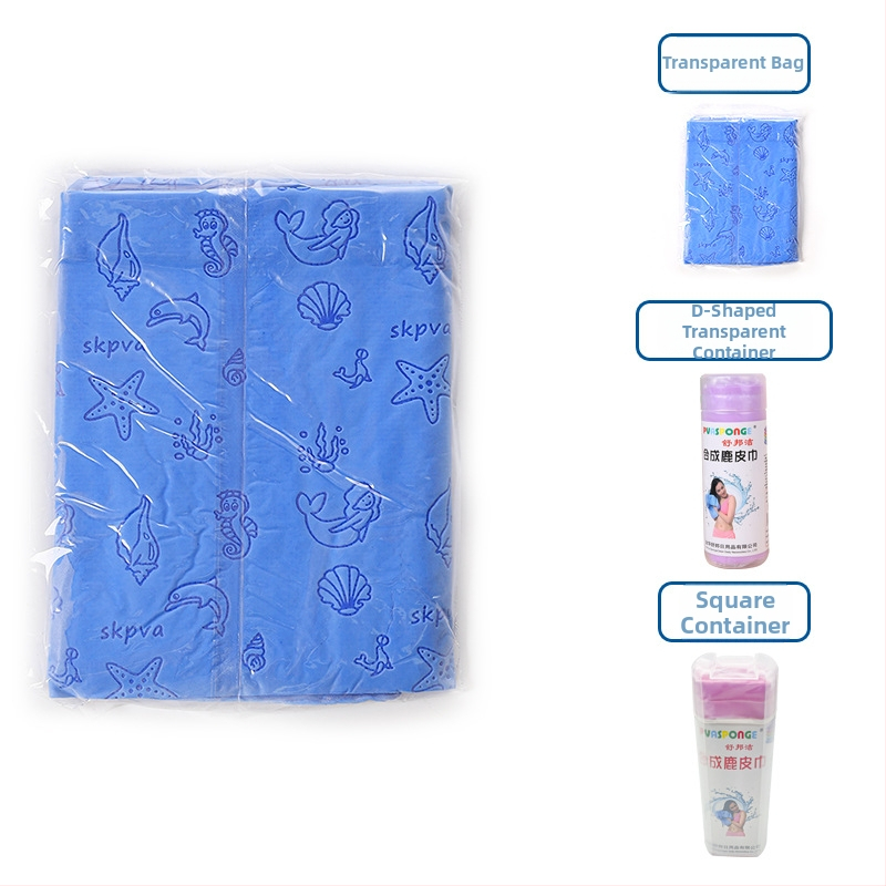 Πετσέτα στεγνώματος μαλλιών με συνθετικό δέρμα ελαφιού – γρήγορο στέγνωμα, υψηλή απορρόφηση, 10 νήματα, εκτύπωση, βάρος κάτω από 30 g