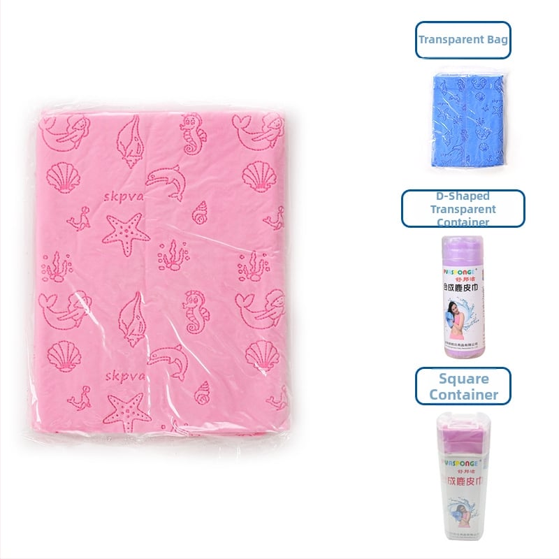 Πετσέτα στεγνώματος μαλλιών με συνθετικό δέρμα ελαφιού – γρήγορο στέγνωμα, υψηλή απορρόφηση, 10 νήματα, εκτύπωση, βάρος κάτω από 30 g