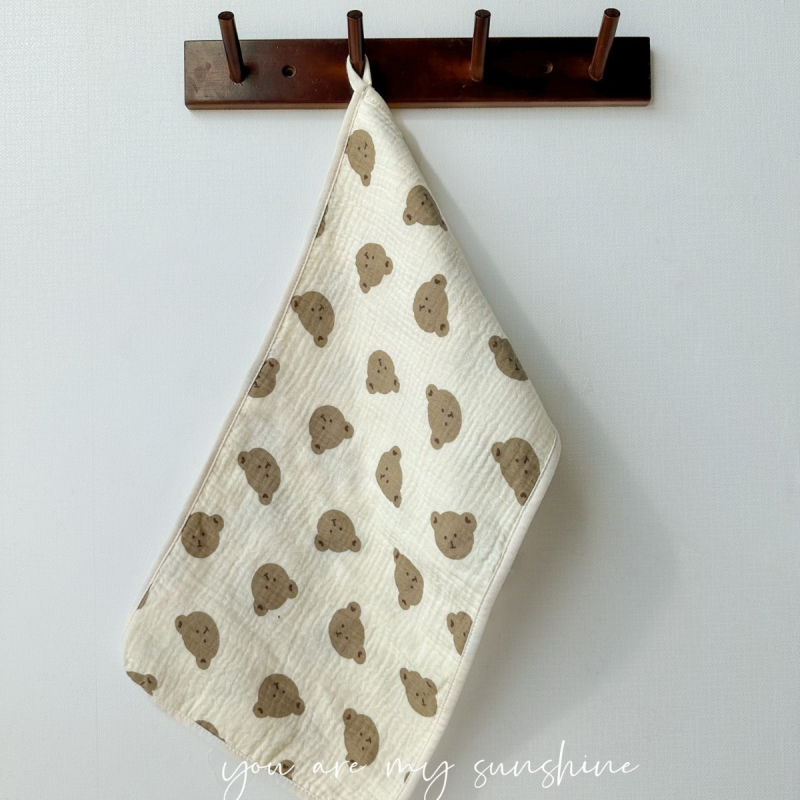 Kūdikio veido rankšluostis, 100% medvilnė, stačiakampis