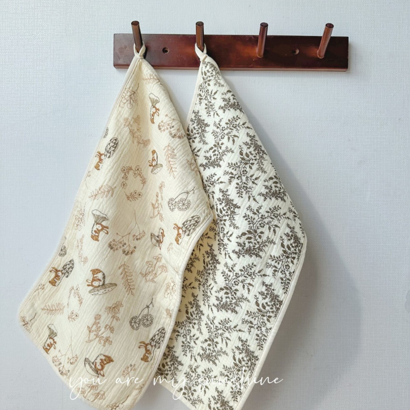 Kūdikio veido rankšluostis, 100% medvilnė, stačiakampis