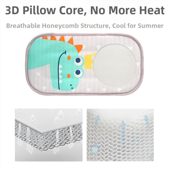 Rokas atbalsta spilvens zīdaiņa barošanai — 100% kokvilna, zīdaiņiem no dzimšanas līdz 12 mēnešiem, karikatūras stils, zīmols Happiness