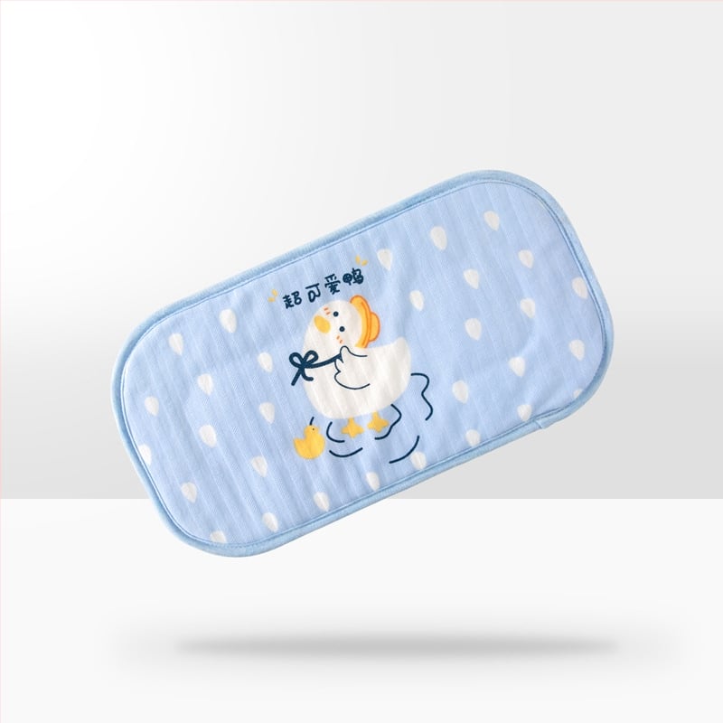 Rokas atbalsta spilvens zīdaiņa barošanai — 100% kokvilna, zīdaiņiem no dzimšanas līdz 12 mēnešiem, karikatūras stils, zīmols Happiness