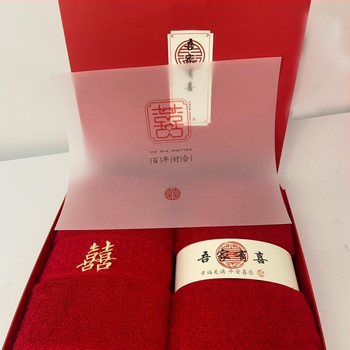 Santuokos rankšluosčių komplektas – medvilnė, 100D siūlai, paprastas audimas, rankšluostis/veido rankšluostis