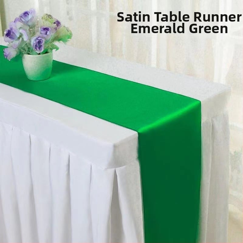 Stalo takelis su satino efekto | Poliesterio audinys 95% / 5% kitos pluoštai | Vienos spalvos raštas | Pritaikymas prieinama