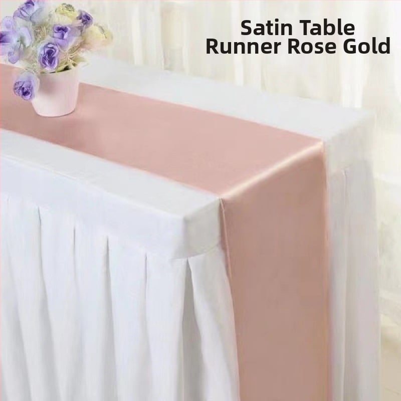 Stalo takelis su satino efekto | Poliesterio audinys 95% / 5% kitos pluoštai | Vienos spalvos raštas | Pritaikymas prieinama