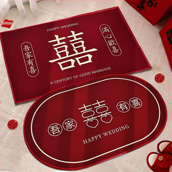 Senmiao полиестерен входен килим с принт, квадратна форма, райета или едноцветен дизайн, подходящ за дневна, спалня, кухня, баня, вход и балкон