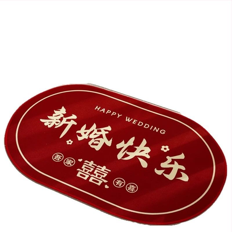 Senmiao полиестерен входен килим с принт, квадратна форма, райета или едноцветен дизайн, подходящ за дневна, спалня, кухня, баня, вход и балкон