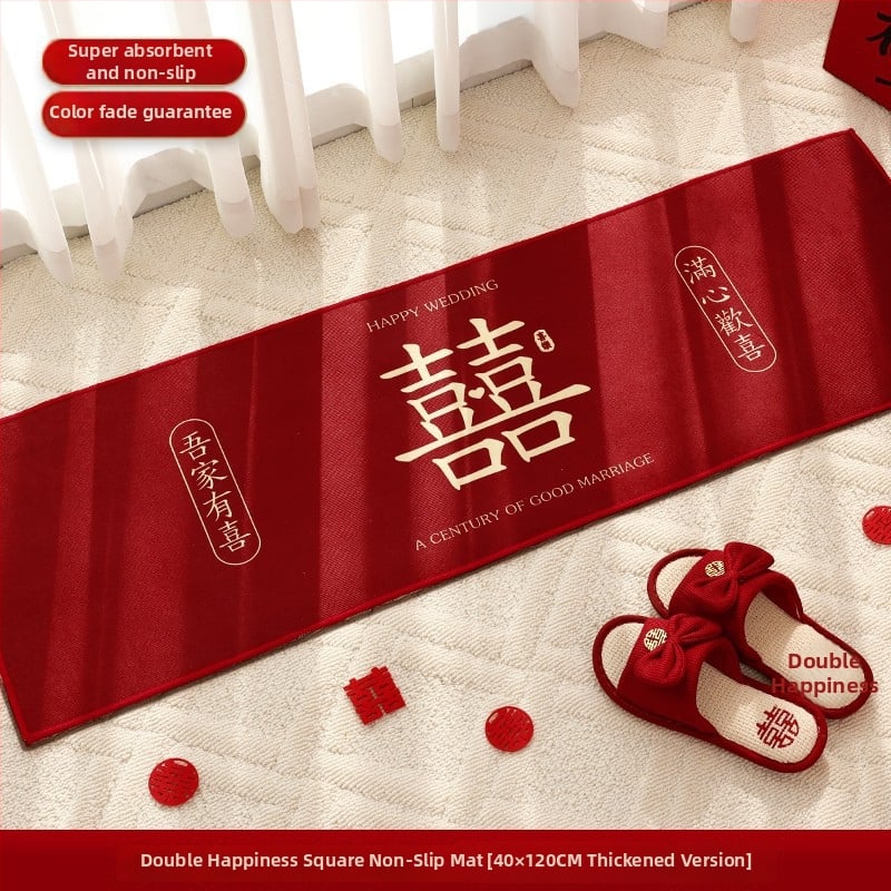 Senmiao полиестерен входен килим с принт, квадратна форма, райета или едноцветен дизайн, подходящ за дневна, спалня, кухня, баня, вход и балкон