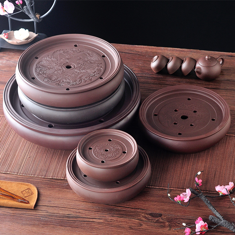 Δίσκος τσαγιού από κεραμικά, χειροποίητος, πρώτη κλάση ποιότητας, ρετρό στυλ, ελαφριά πολυτέλεια ρετρό