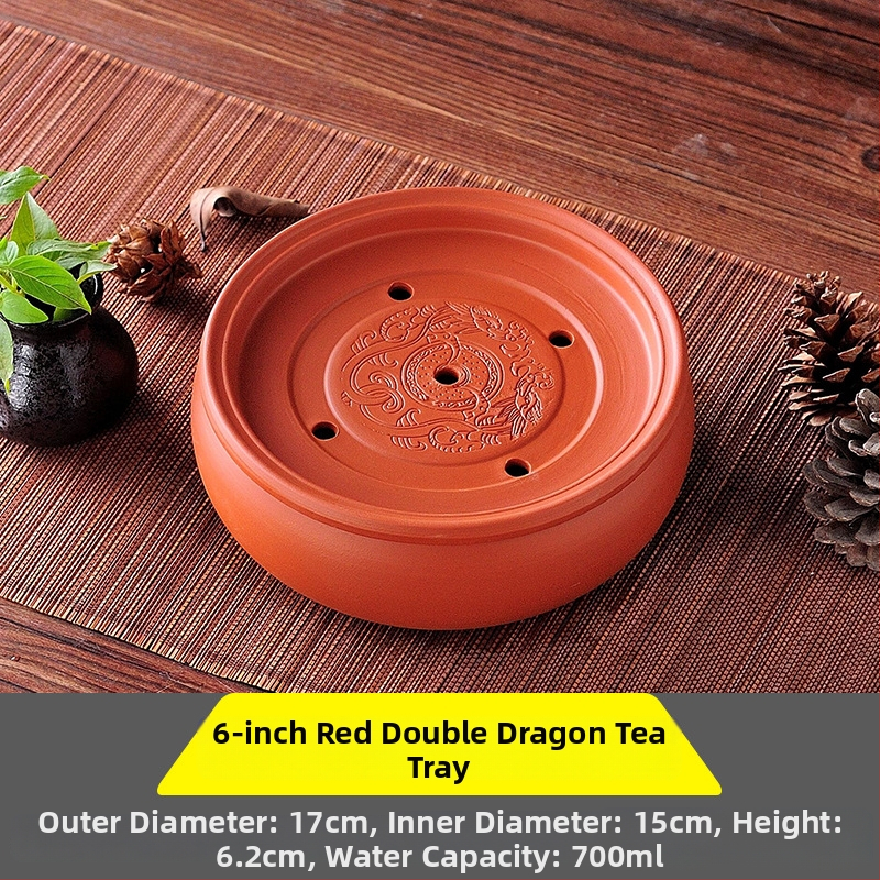 Δίσκος τσαγιού από κεραμικά, χειροποίητος, πρώτη κλάση ποιότητας, ρετρό στυλ, ελαφριά πολυτέλεια ρετρό