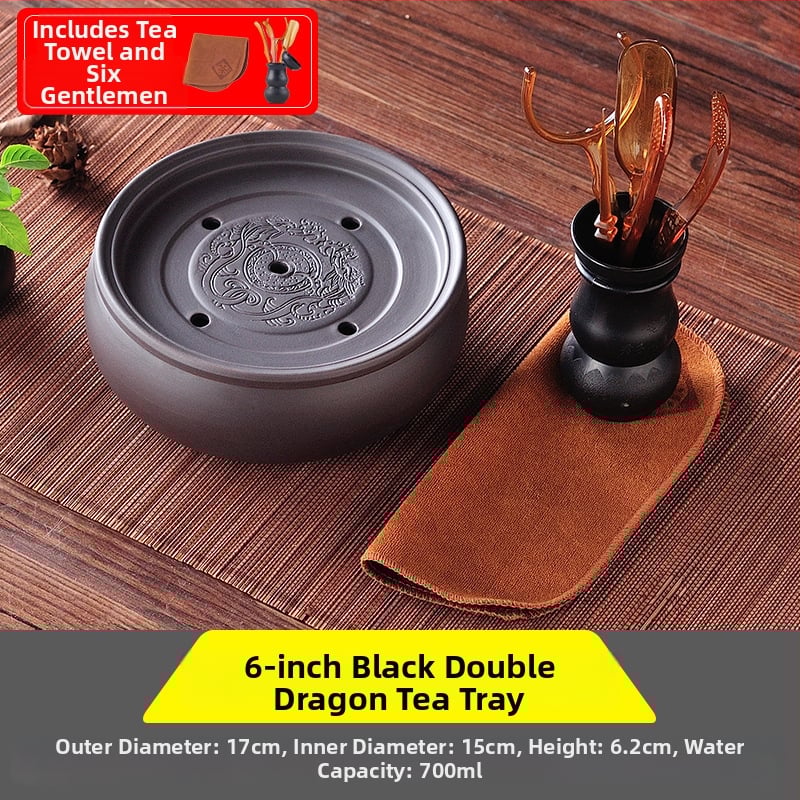 Δίσκος τσαγιού από κεραμικά, χειροποίητος, πρώτη κλάση ποιότητας, ρετρό στυλ, ελαφριά πολυτέλεια ρετρό