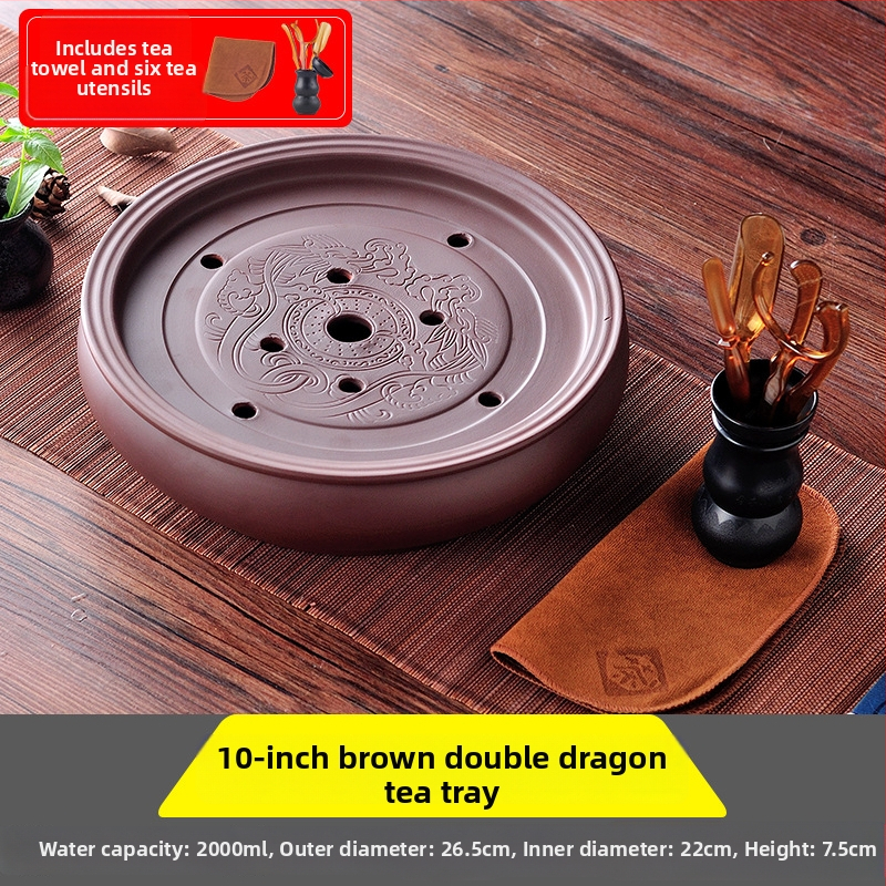 Δίσκος τσαγιού από κεραμικά, χειροποίητος, πρώτη κλάση ποιότητας, ρετρό στυλ, ελαφριά πολυτέλεια ρετρό