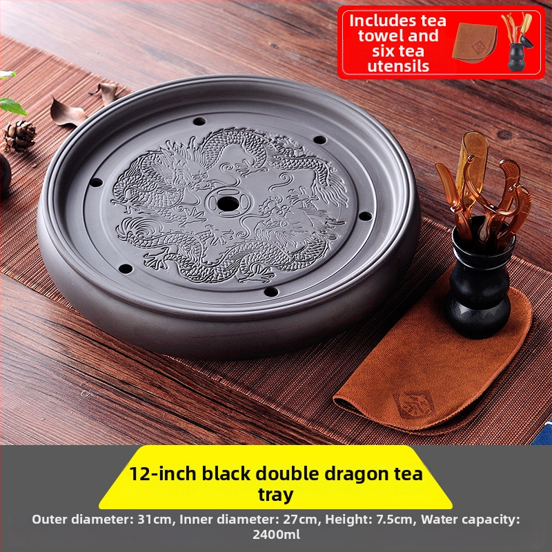 Δίσκος τσαγιού από κεραμικά, χειροποίητος, πρώτη κλάση ποιότητας, ρετρό στυλ, ελαφριά πολυτέλεια ρετρό