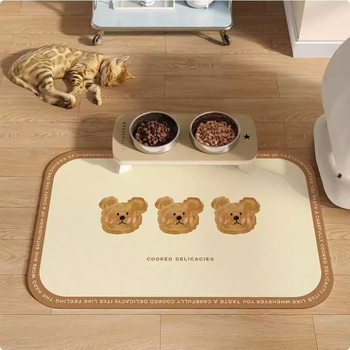 Подова подложка за домашни любимци за котки и кучета • полиестерно влакно • квадратна форма • миеща се • персонализиране: да