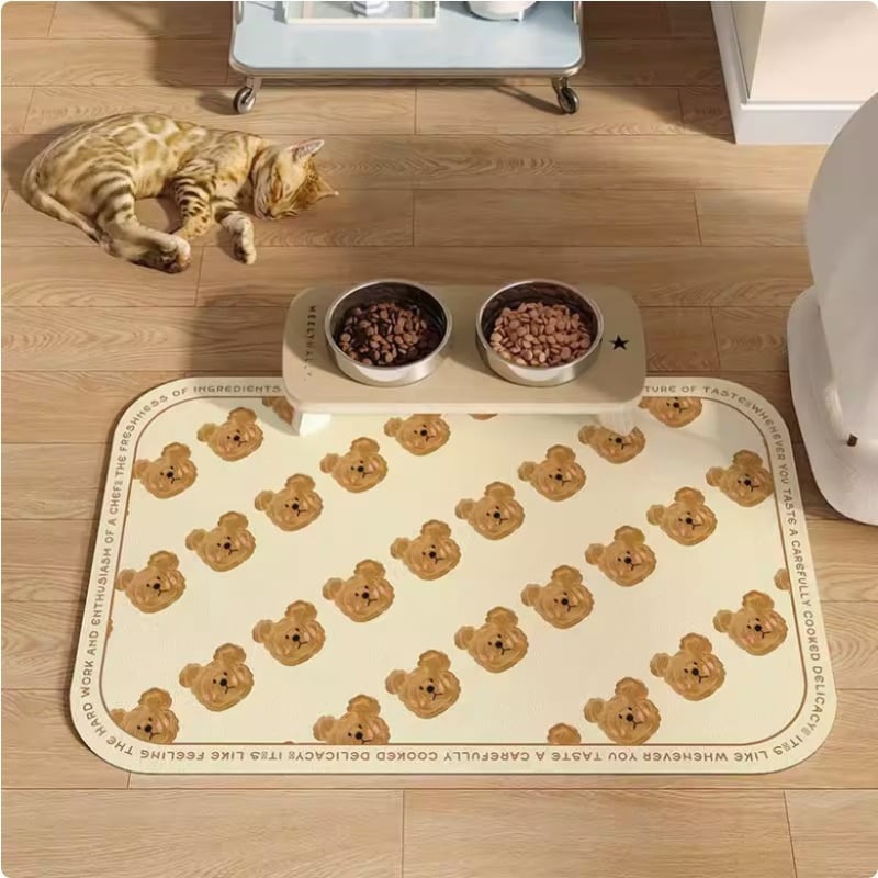 Подова подложка за домашни любимци за котки и кучета • полиестерно влакно • квадратна форма • миеща се • персонализиране: да