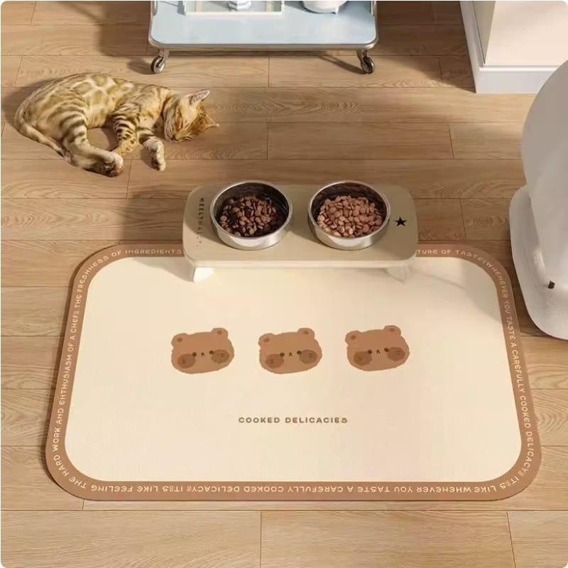 Подова подложка за домашни любимци за котки и кучета • полиестерно влакно • квадратна форма • миеща се • персонализиране: да