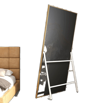 Ολόσωμος καθρέφτης – επιδαπέδια ή τοιχοστήριξη τοποθέτησης, σε σκανδιναβικό στυλ, για κοριτσίστικο δωμάτιο.