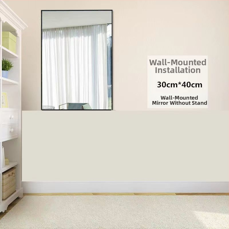 Ολόσωμος καθρέφτης – επιδαπέδια ή τοιχοστήριξη τοποθέτησης, σε σκανδιναβικό στυλ, για κοριτσίστικο δωμάτιο.